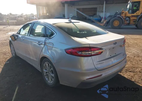 2019 Ford Fusion Hybrid Sel from USA, damaged, VIN 3FA6P0MU9KR135568
